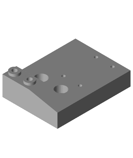 SV04 Filament Runout Sensor Mount 3d model