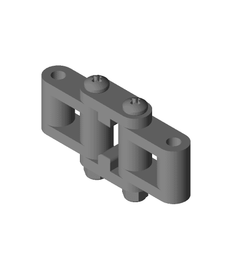 3D Printable CHAIN (0.5" Pitch) 3d model