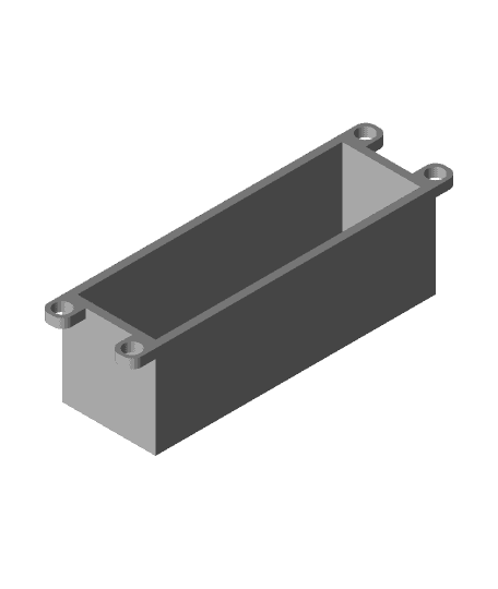 Power And Led Box Switch Mount Enclosure 3d model