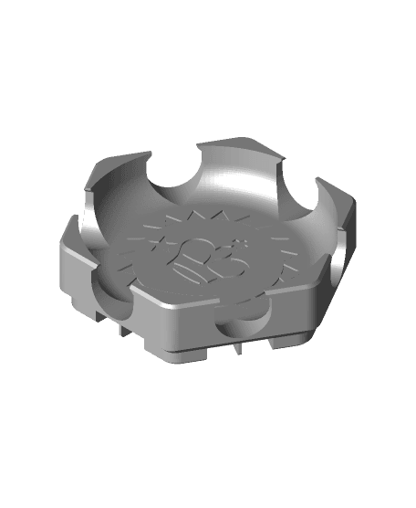 Hextraction - King tile Chess Tiles 3d model