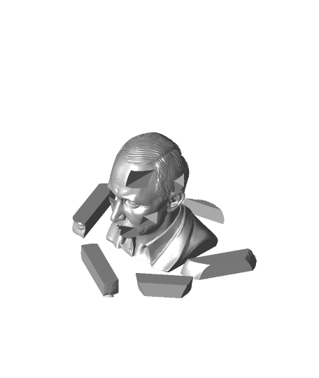 Putin Jenga by DaveMakesStuff full viewable 3d model