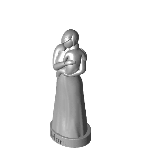 Mother's Day- Holding Child 3d model