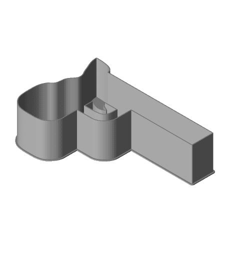 Gun, nestable box (v2) by PPAC full viewable 3d model
