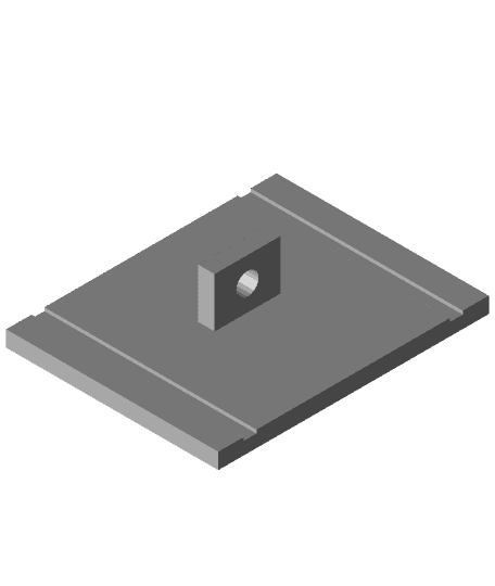 A simple battery bracket 3d model