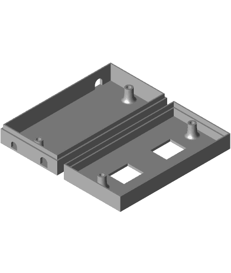 Workshop bench power switch case 3d model