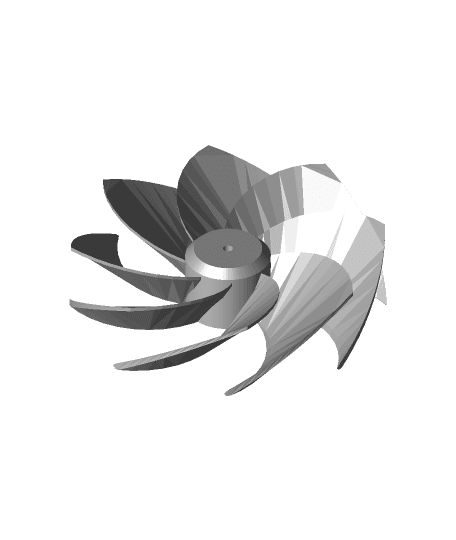 Scythe Style Fan (v1.0) 3d model