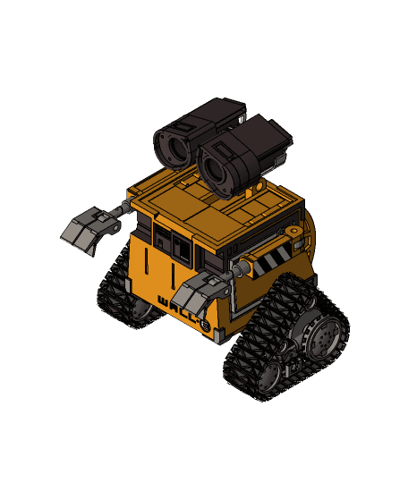 WALL-E by HaktanYagmur full viewable 3d model