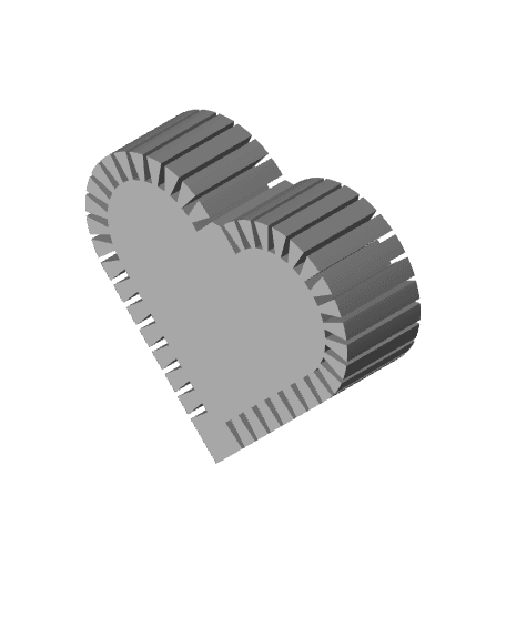Flexi-Heart || Vase Mode 3d model
