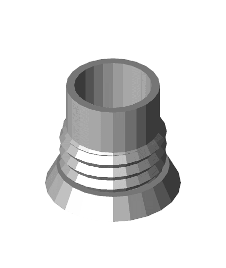 Geocaching threaded container maker 3d model
