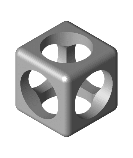Holey Cube.stl 3d model