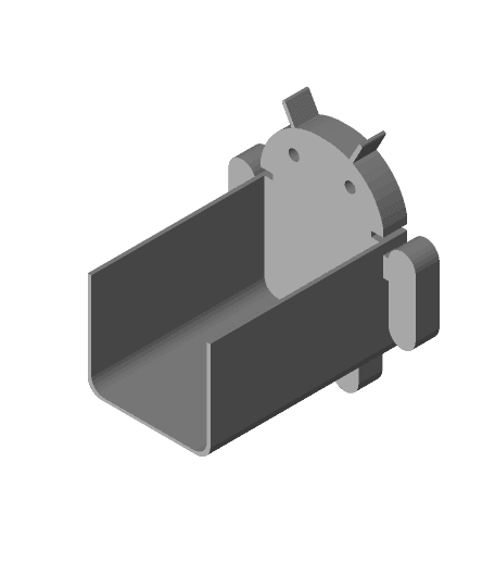 3D Android Logo Box 3d model