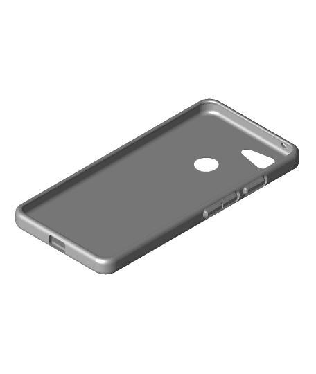 The Mandalorian Pixel 3 Phone Case.stl 3d model