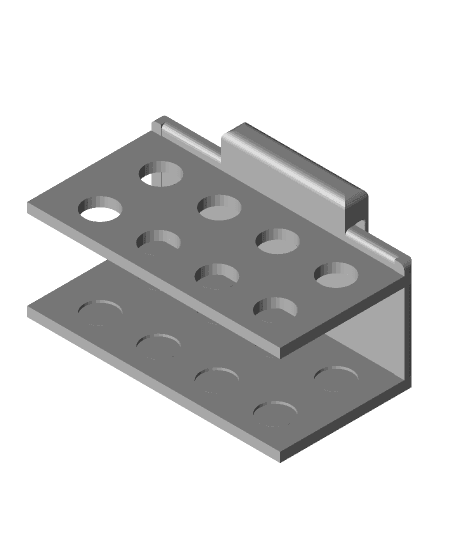 QIDI Filament Removal tool Holder Clip 3d model