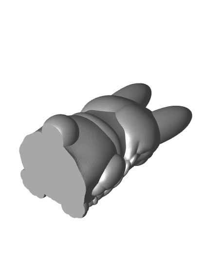 Wednesday Adams Bunny with Bangs by Built Over Bot full viewable 3d model