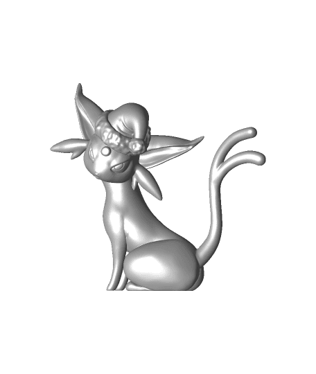 Espeon xmas - Pokemon - Fan Art 3d model