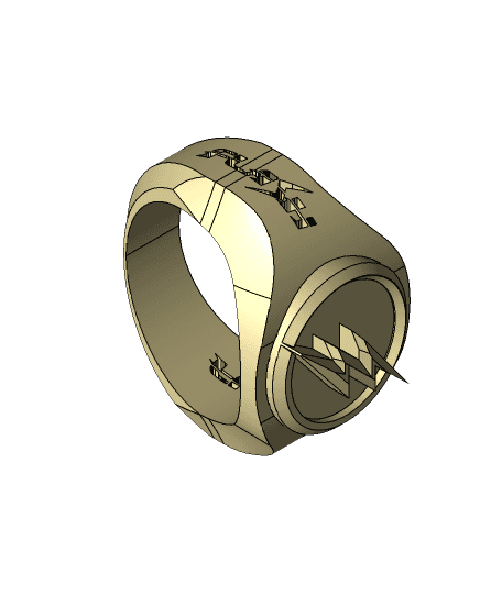 The Flash Ring 3d model