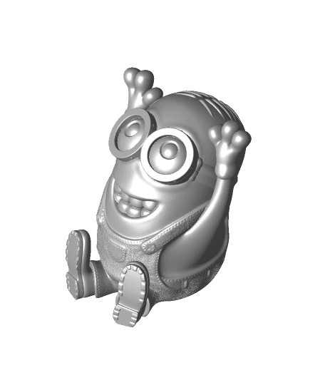 Happy Minion (3D Print) by 3DDesigner full viewable 3d model