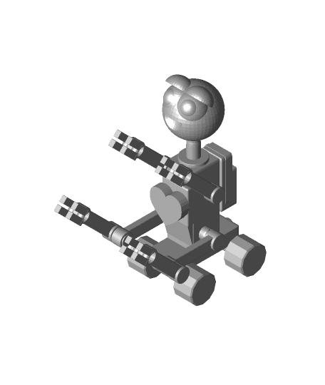 FHW: Dazzling GoGo Robo by The Free Heathen Workshop full viewable 3d model