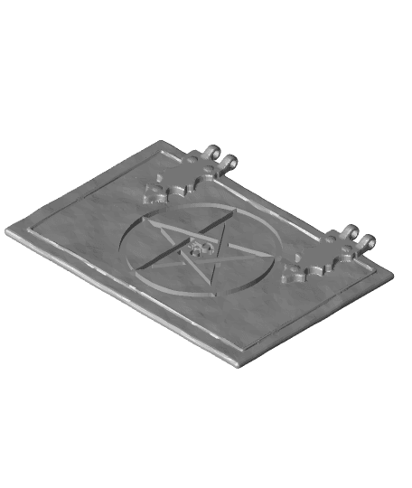 Pentagram w/Skull & Relinquo cover Deck Box Remix 3d model