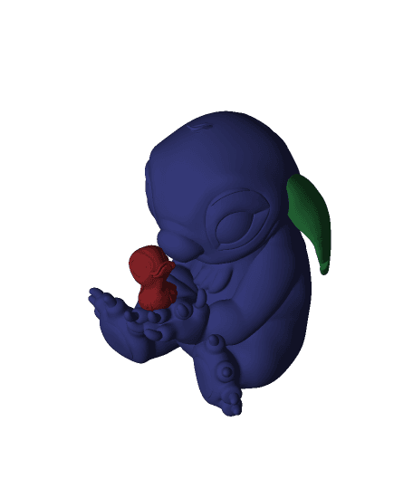 Fluffy Stitch 3d model