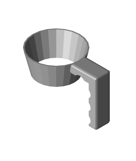 3D Designed Paper Cup Handle . 3d model