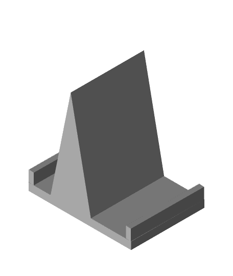 phone stand (2 angels) 3d model