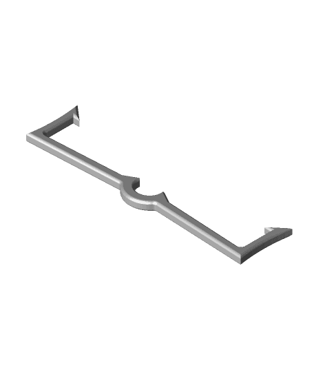 Pegboard hook clip by scross01 full viewable 3d model
