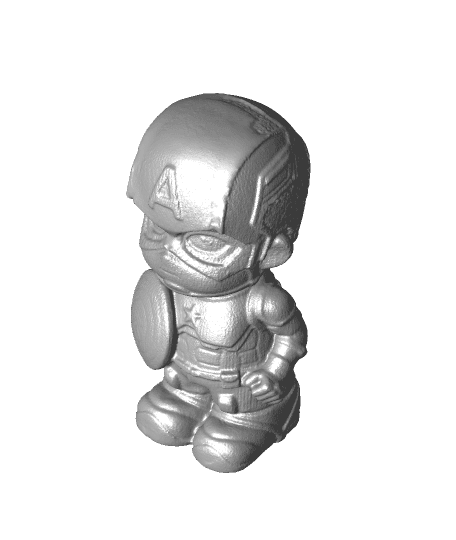 American Captain（generated by Revopoint POP） 3d model