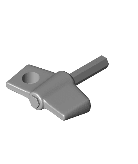 6mm Allen key 3d model