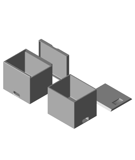 Unlimited Storage boxes 3d model