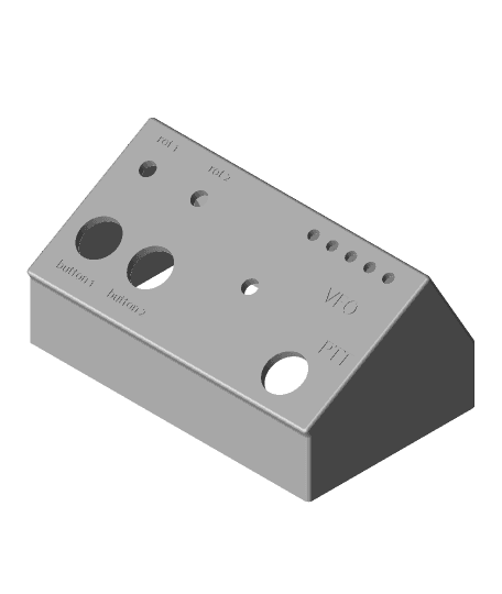 MIDI Box - Controller f.e. SDRConsole by DM4DS full viewable 3d model