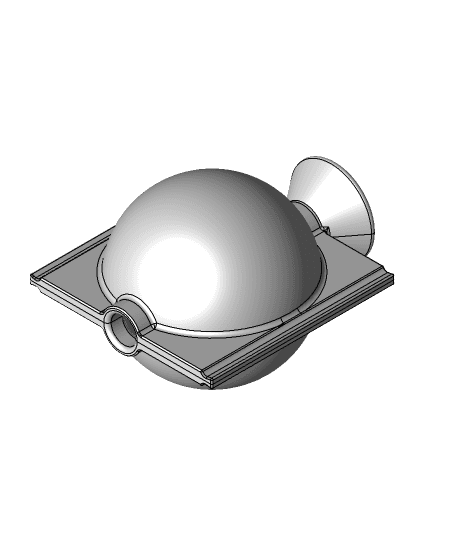 Air Layering Ball, 3.00in Diameter 3d model