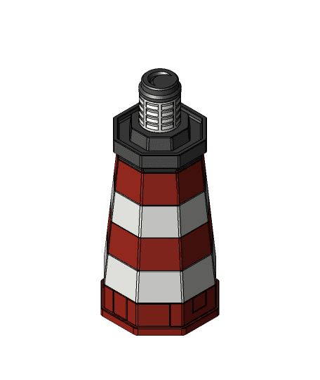 Lunar Lighthouse Puzzle Box 3d model