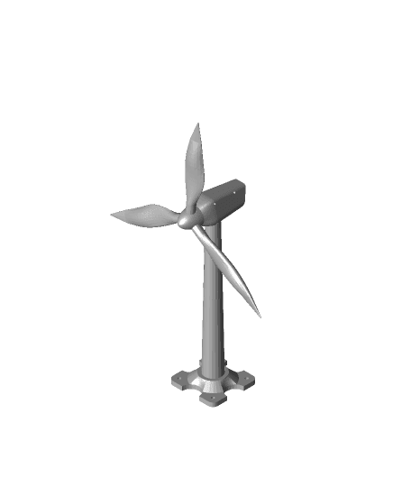 Wind Turbine stl 3d model