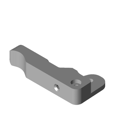 Modified Creality Stock Extruder Arm - Optimized for printing 3d model