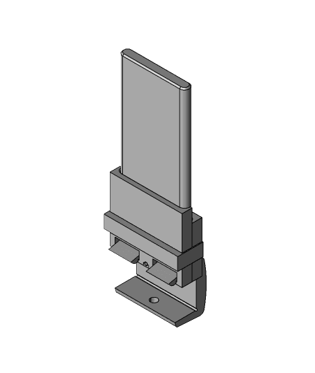 Sony Xperia XZ1 Charging Dock with clamp 3d model