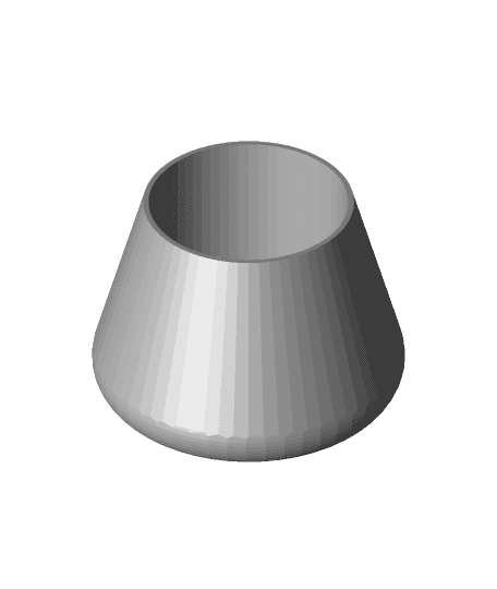 3D Erlenmeyer Flask Storage Container 3d model