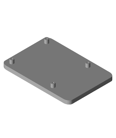Raspberry Pi Mount by infrabotics full viewable 3d model
