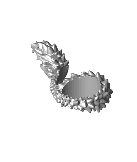 Umbrella Bird Ring 3d model