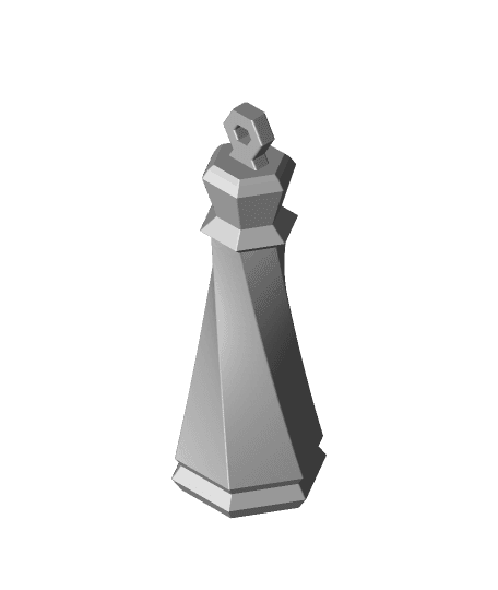 Hexagonal chess set  3d model