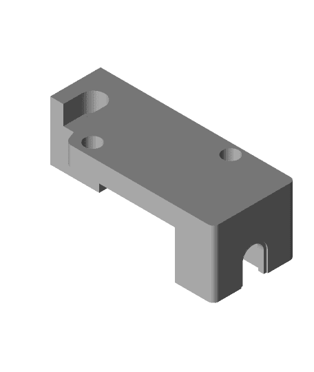 Creality CR-6 SE Filament Sensor Base for Dual Extruder 3d model
