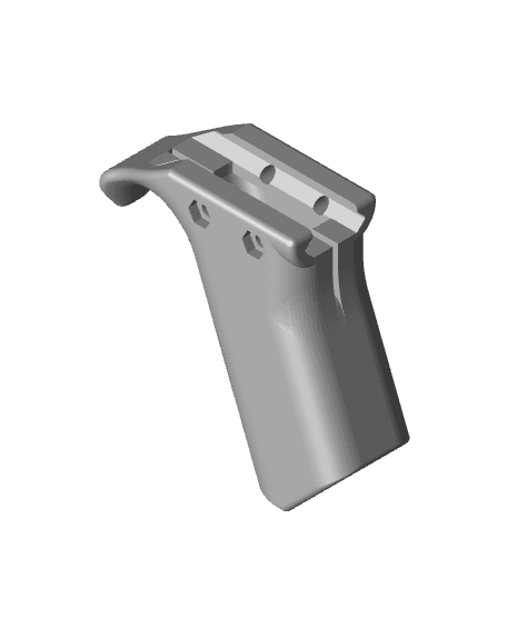 Nato Rail - Picatinny Angled Mag Holder Foregrip For Glock gen.3 3d model