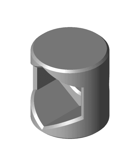 Parametric Dowel Nut (Barrel Nut) Holder by MechanizedMedic full viewable 3d model