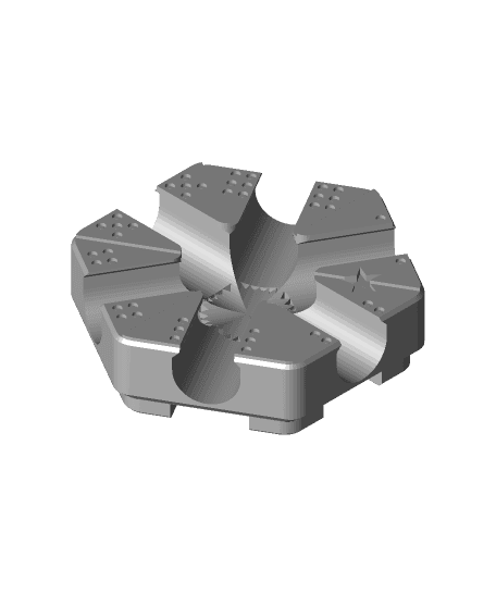Remix of Hextraction Dicey Destroyer Custom Tile 3d model