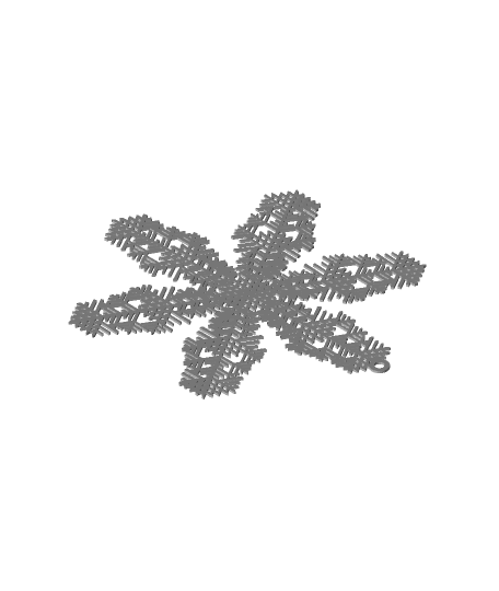 Snowflake (1) 3d model