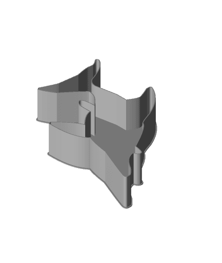 Dinosaur Icon 004D, nestable box (v2) 3d model
