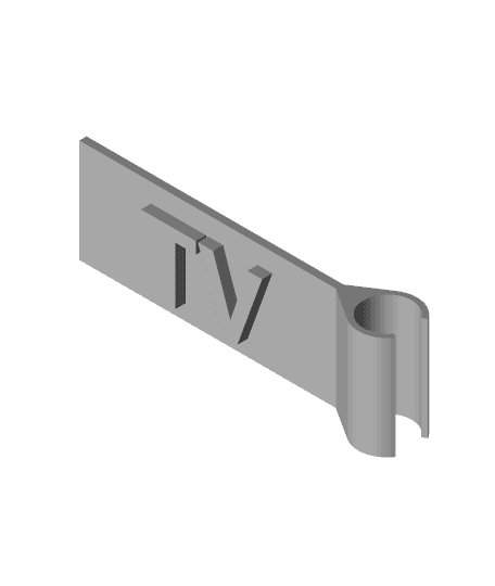 Cable Label by stevew91 full viewable 3d model