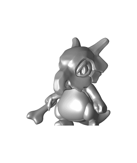 Cubone - Pokemon - Fan Art by printedobsession full viewable 3d model