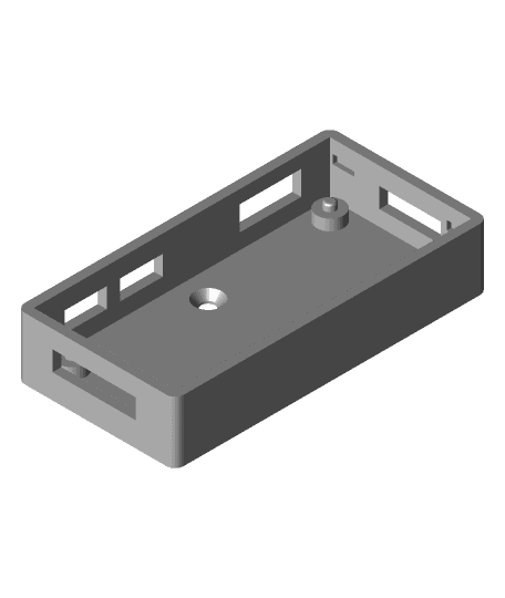 Raspberry Pi Zero 2 W Case (Snap fit with optional 2050 mounting) 3d model