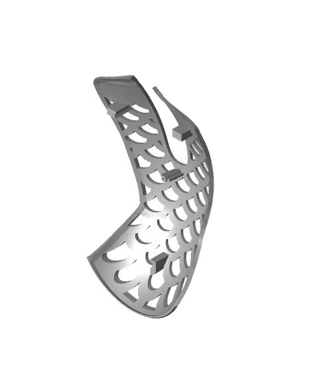 G603 light top shell scales 3d model